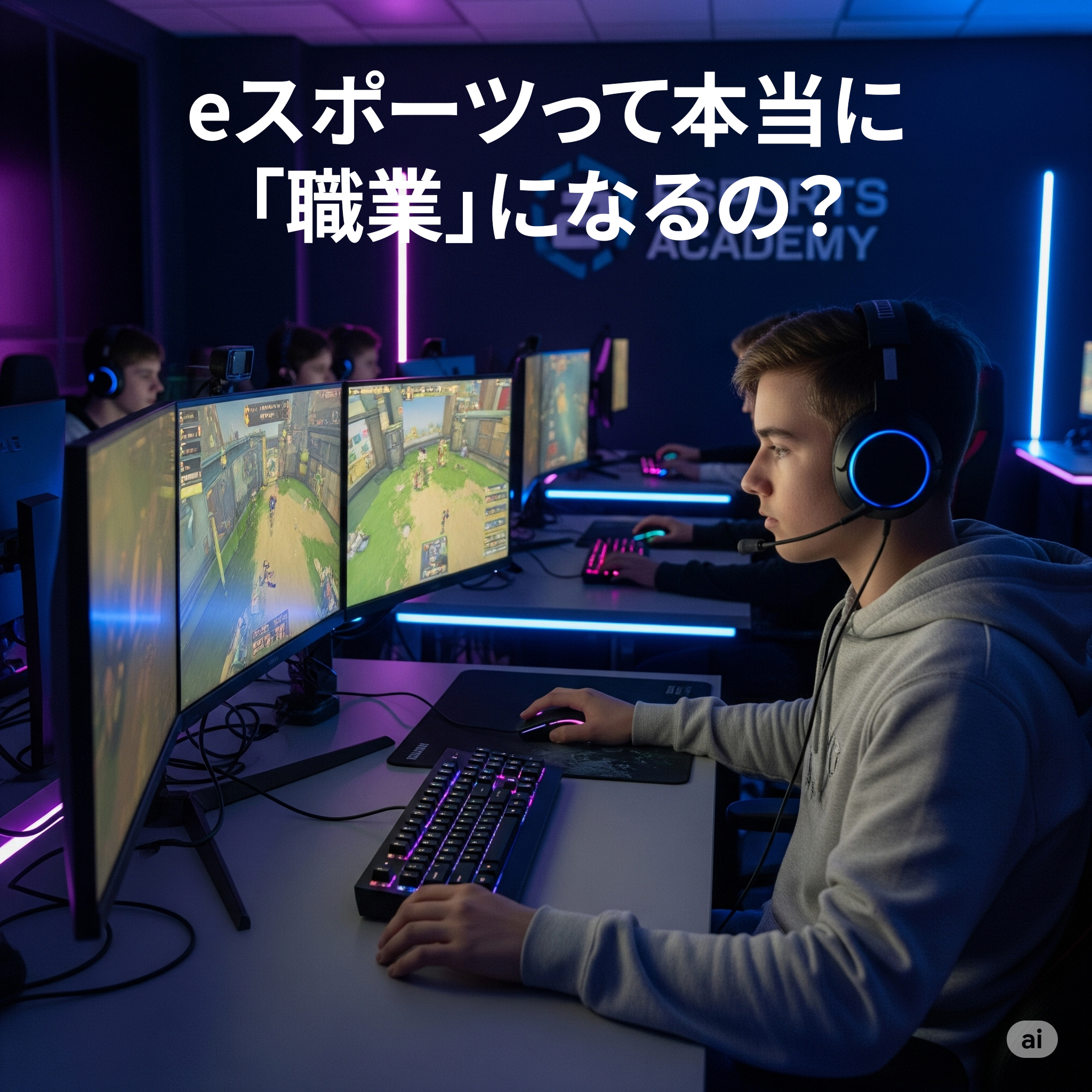 eスポーツって本当に「職業」になるの？鹿児島から未来のスターを生み出そう！