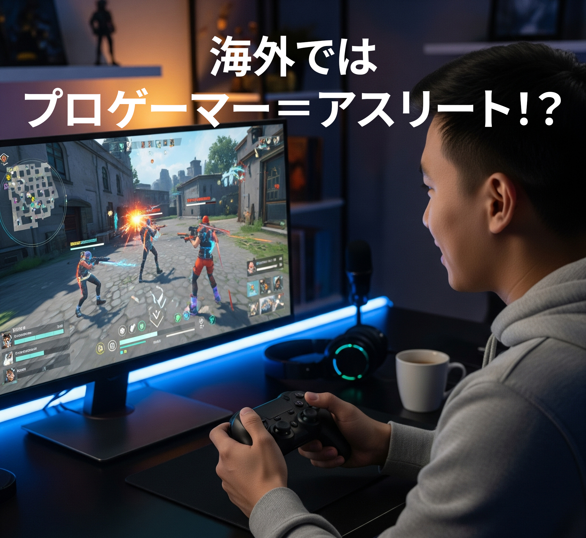 海外では“プロゲーマー＝アスリート”！？各国のeスポ事情