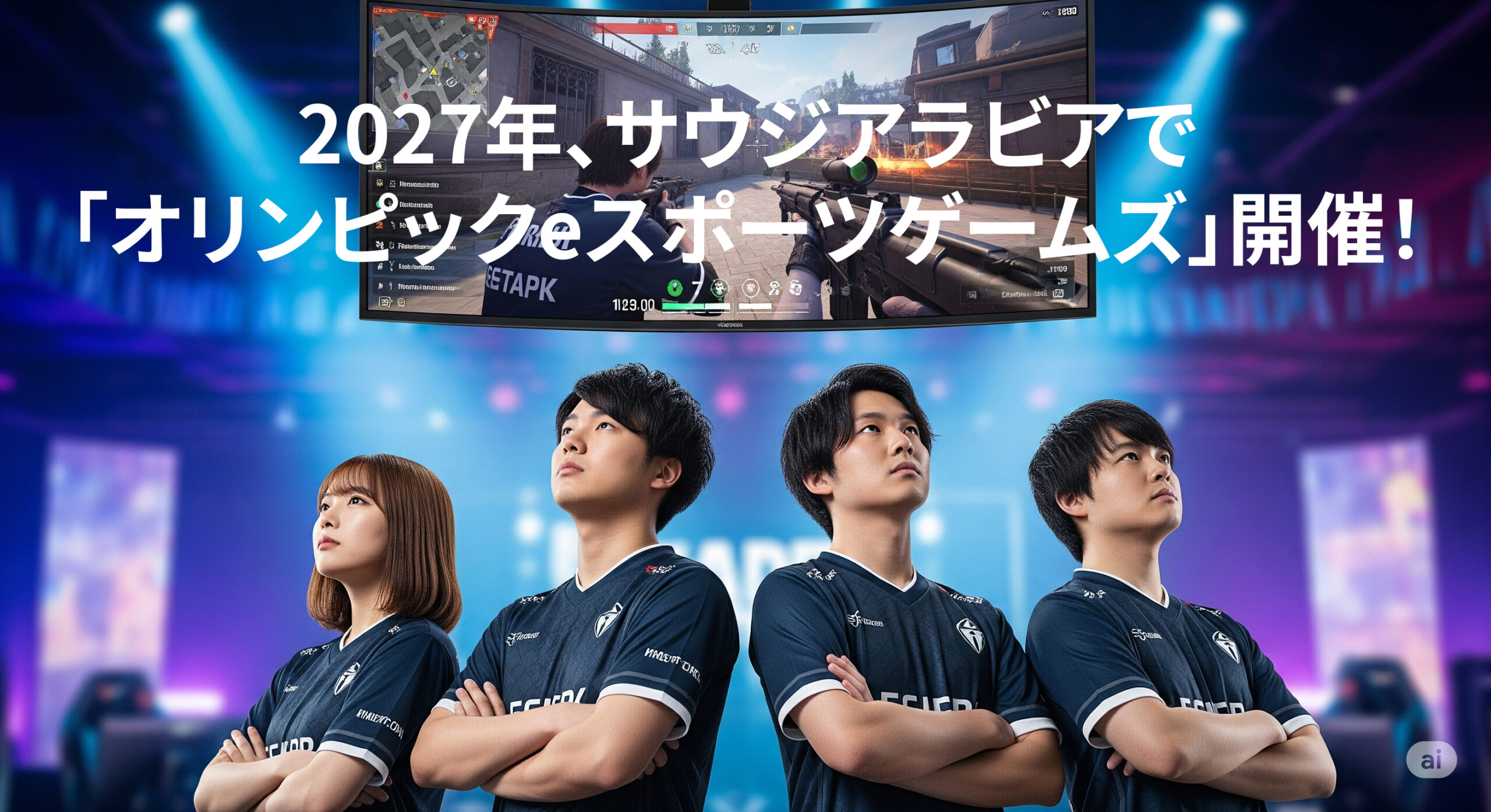 【最新ニュース】2027年、サウジアラビアで「オリンピックeスポーツゲームズ」開催決定！
