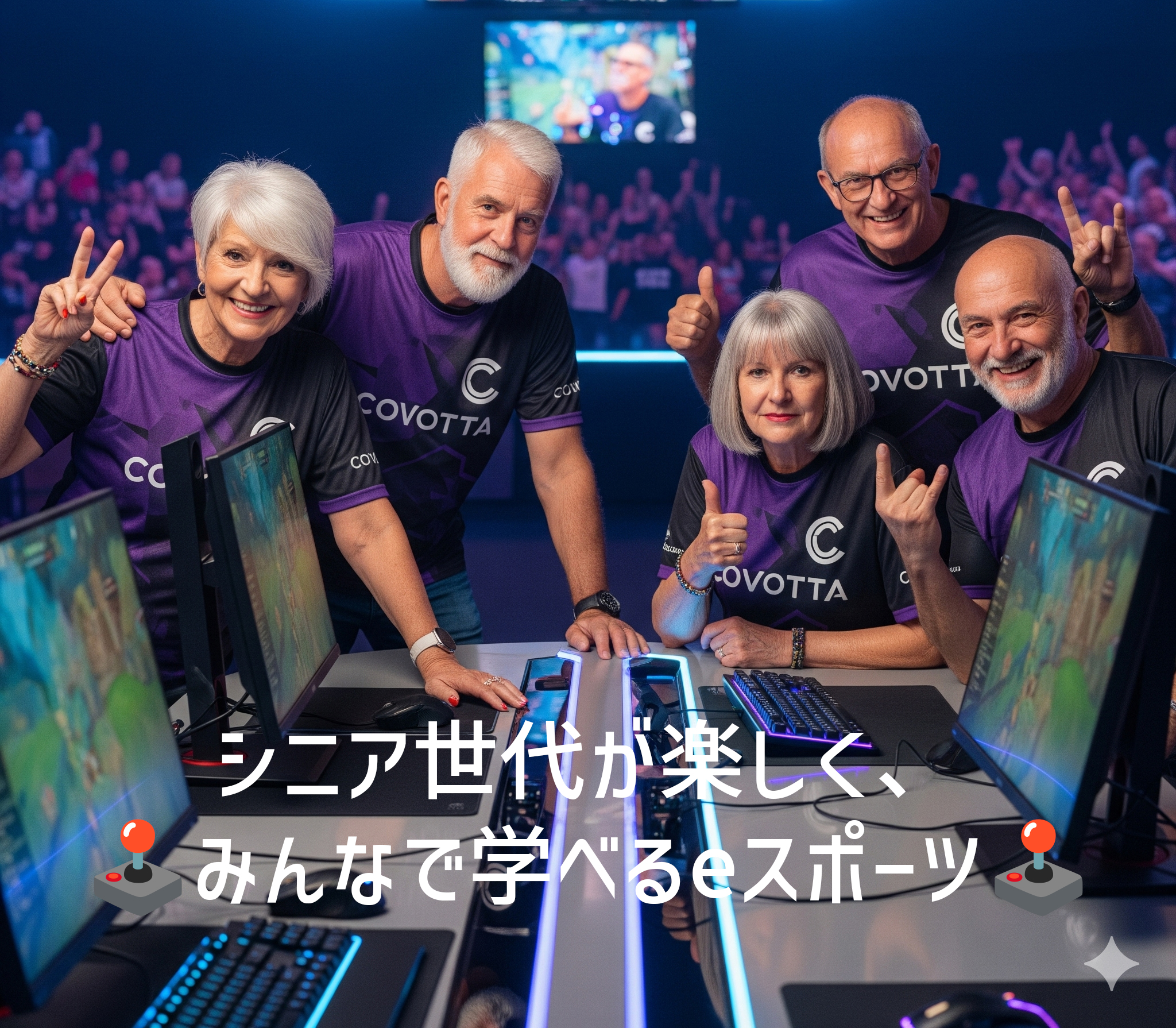 🕹️シニア世代が楽しく、みんなで学べるeスポーツ🕹️