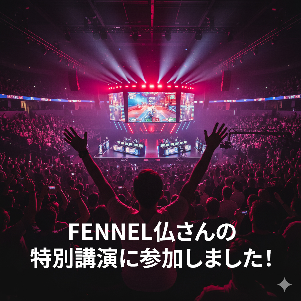 🎮鹿児島中央校スタッフがFENNEL仏さんの特別講演に参加しました🎮
