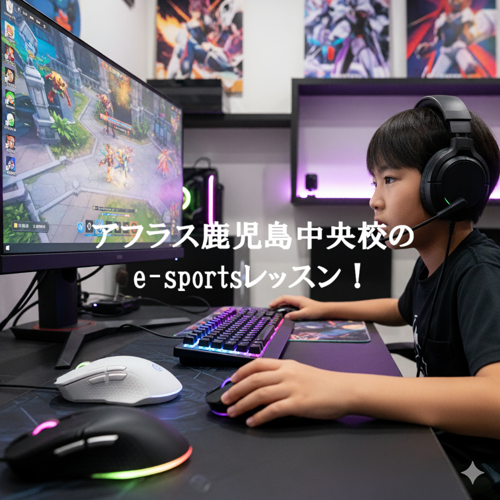アフラス鹿児島中央校のe-sportsレッスン！マウス選びで差をつけよう