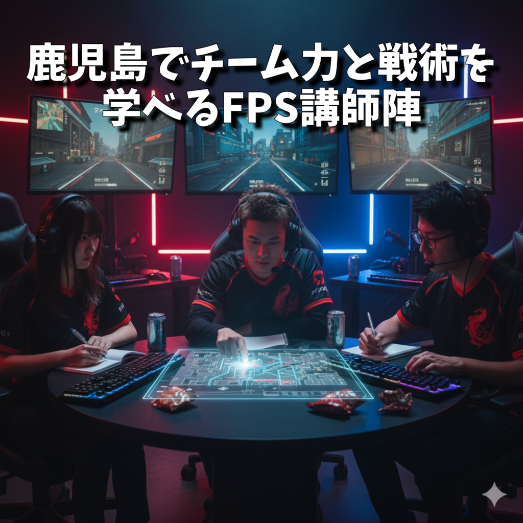 【講師紹介 第4弾】鹿児島でチーム力と戦術を学べるFPS講師陣🎮✨