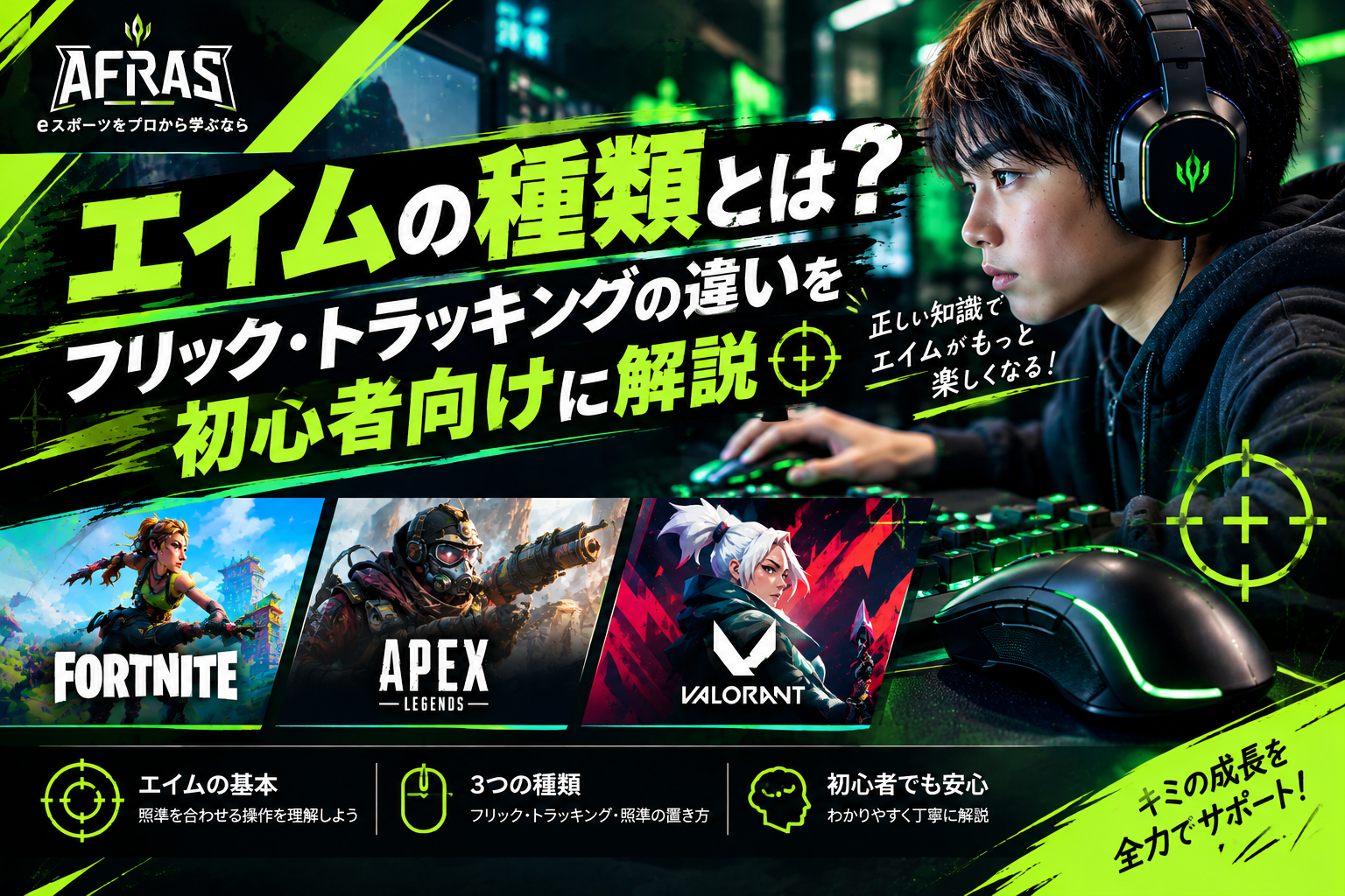 AFRAS登戸校ブログ記事_エイムの種類_画像