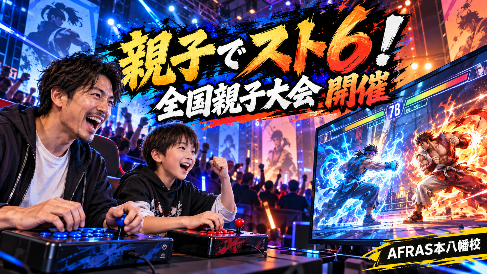 【親子でスト6！】シリーズ初の全国親子大会が開幕！